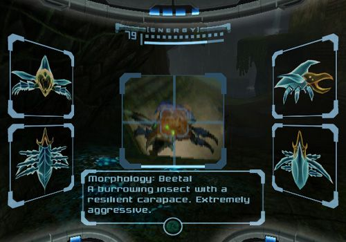 Metroid Prime: scans - collect them all!