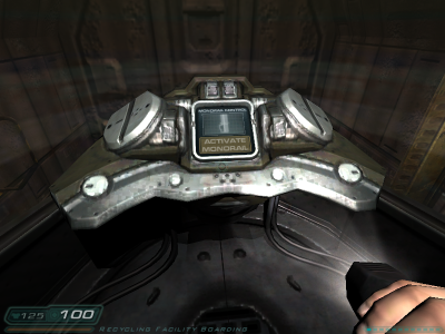 DOOM3 Monorail controls