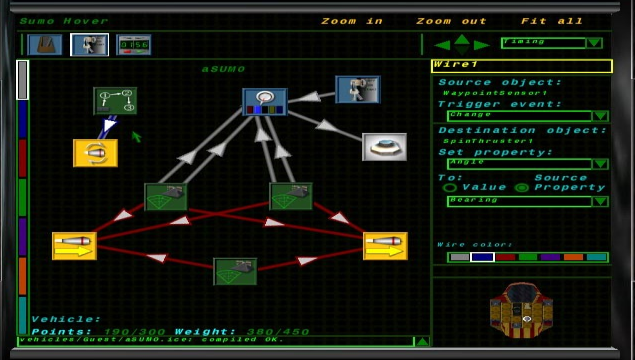 Cognitoy's Mindrover: visual programming